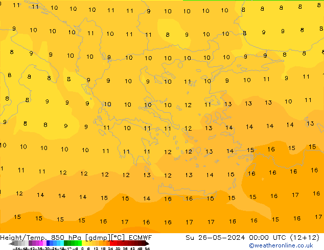 Z500/Rain (+SLP)/Z850 ECMWF Вс 26.05.2024 00 UTC