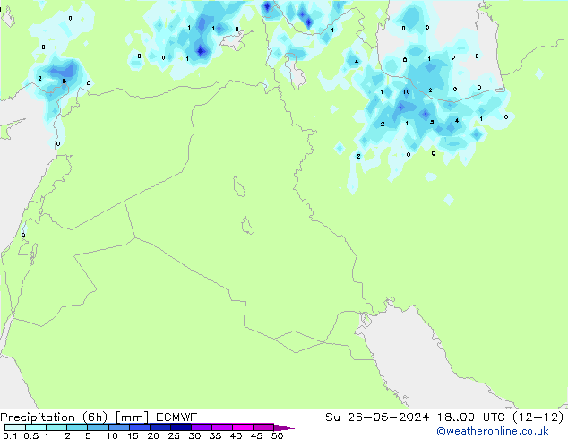 Z500/Rain (+SLP)/Z850 ECMWF dom 26.05.2024 00 UTC