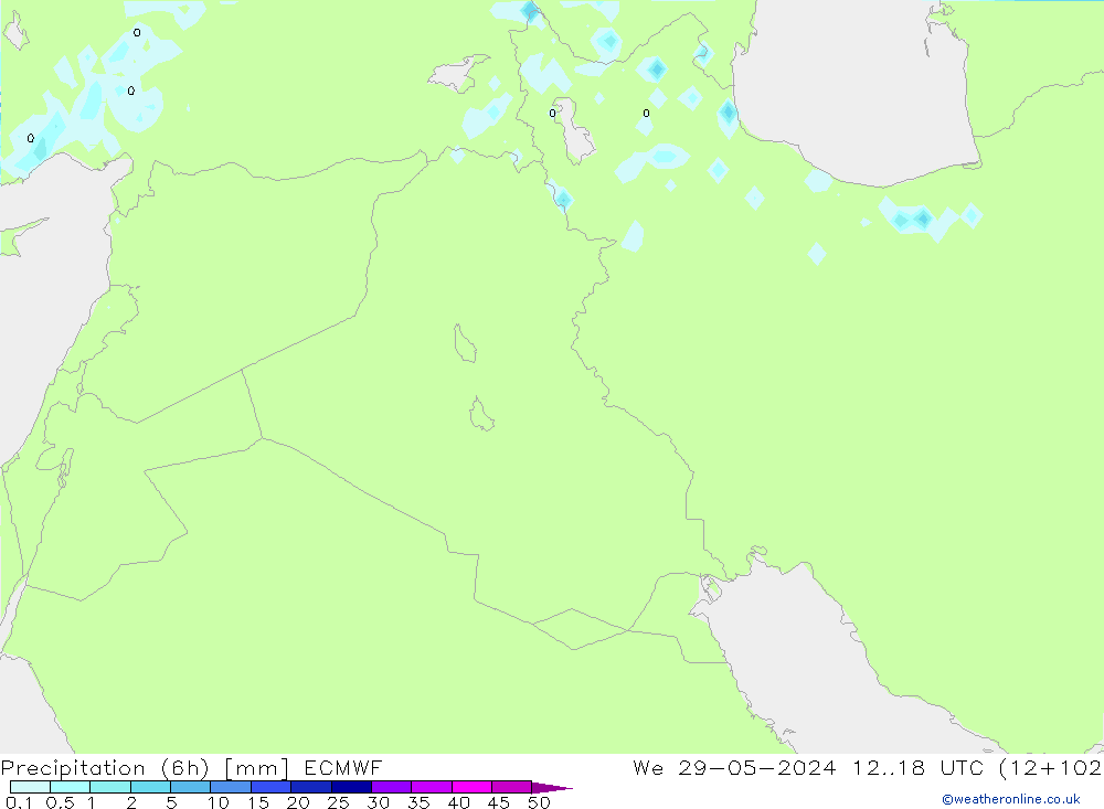 Z500/Rain (+SLP)/Z850 ECMWF mer 29.05.2024 18 UTC