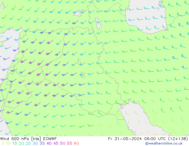  500 hPa ECMWF  31.05.2024 06 UTC