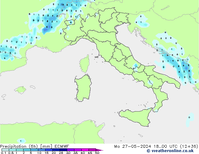 Z500/Regen(+SLP)/Z850 ECMWF ma 27.05.2024 00 UTC