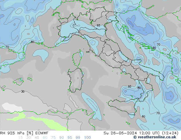 RV 925 hPa ECMWF zo 26.05.2024 12 UTC