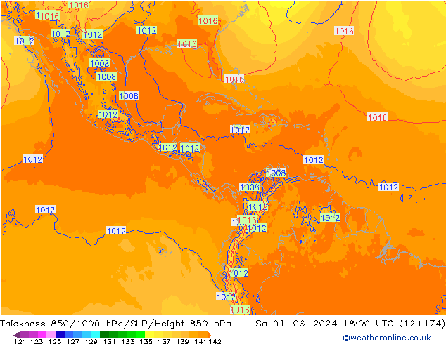 Thck 850-1000 hPa ECMWF  01.06.2024 18 UTC