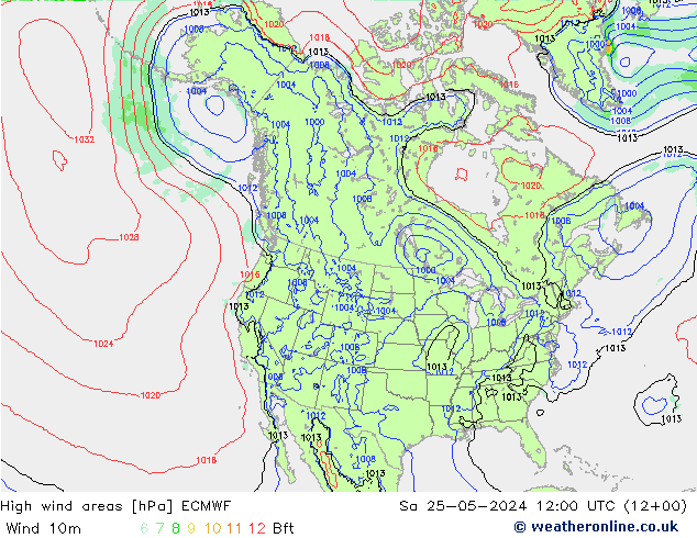 Sturmfelder ECMWF Sa 25.05.2024 12 UTC