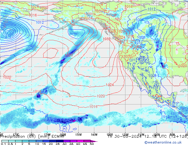 Z500/Rain (+SLP)/Z850 ECMWF  30.05.2024 18 UTC