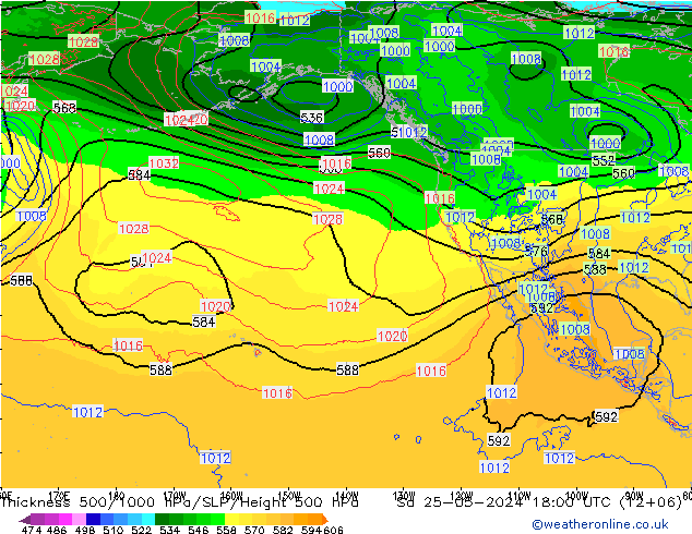 Thck 500-1000hPa ECMWF So 25.05.2024 18 UTC