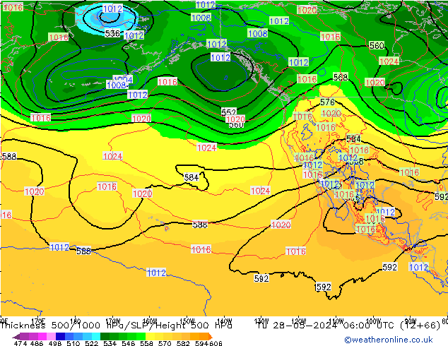 Thck 500-1000hPa ECMWF Ter 28.05.2024 06 UTC