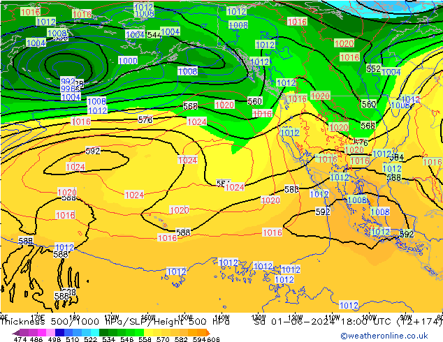 Thck 500-1000hPa ECMWF Sáb 01.06.2024 18 UTC