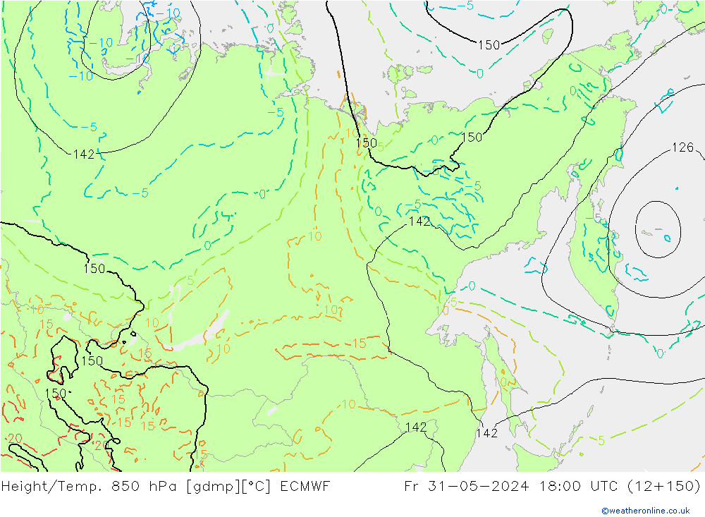 Z500/Rain (+SLP)/Z850 ECMWF pt. 31.05.2024 18 UTC