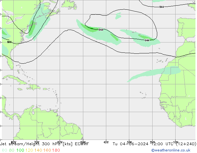 Jet Akımları ECMWF Sa 04.06.2024 12 UTC