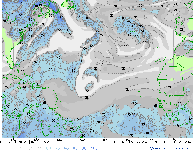 700 hPa Nispi Nem ECMWF Sa 04.06.2024 12 UTC