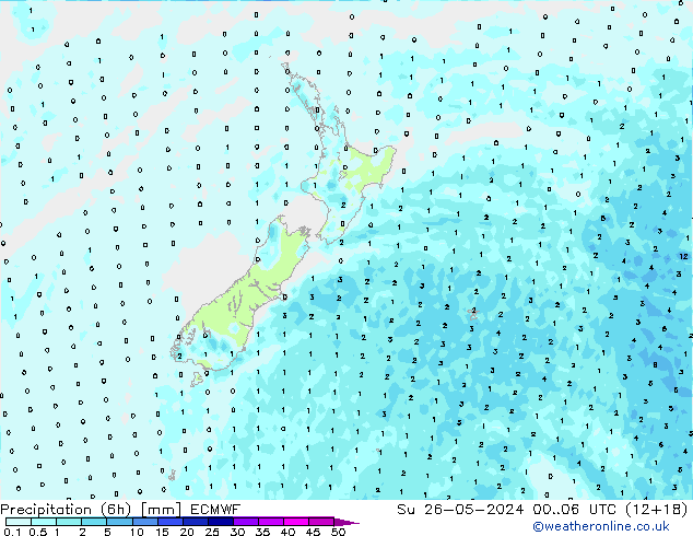 Z500/Rain (+SLP)/Z850 ECMWF Ne 26.05.2024 06 UTC