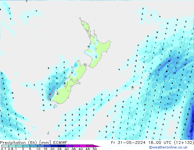 Z500/Rain (+SLP)/Z850 ECMWF Fr 31.05.2024 00 UTC