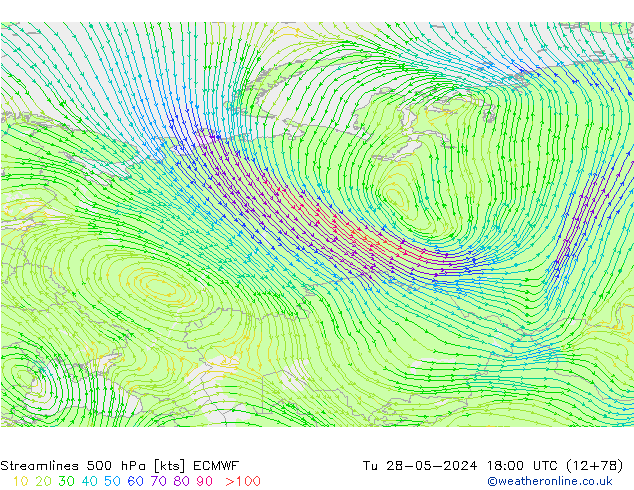  500 hPa ECMWF  28.05.2024 18 UTC