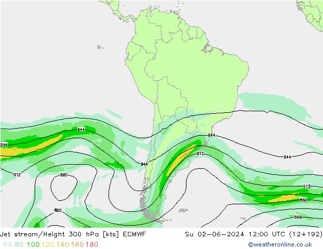 джет ECMWF Вс 02.06.2024 12 UTC