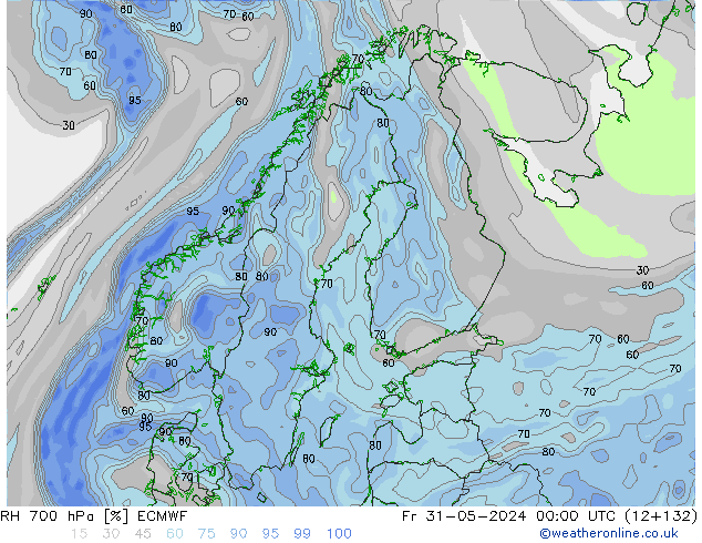 RV 700 hPa ECMWF vr 31.05.2024 00 UTC