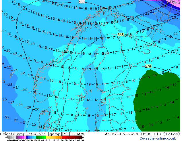 Z500/Rain (+SLP)/Z850 ECMWF Seg 27.05.2024 18 UTC