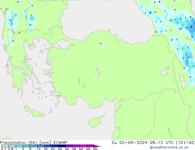 Z500/Rain (+SLP)/Z850 ECMWF nie. 02.06.2024 12 UTC