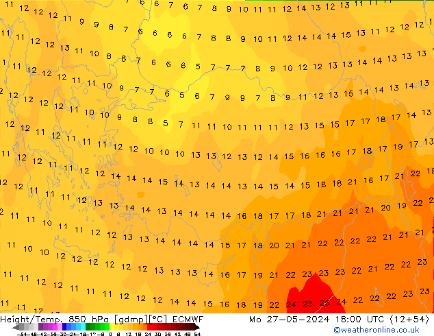 Z500/Regen(+SLP)/Z850 ECMWF ma 27.05.2024 18 UTC