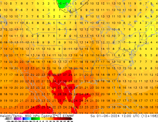 Z500/Rain (+SLP)/Z850 ECMWF Sa 01.06.2024 12 UTC