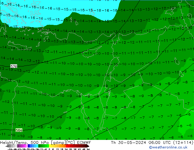 Z500/Rain (+SLP)/Z850 ECMWF  30.05.2024 06 UTC