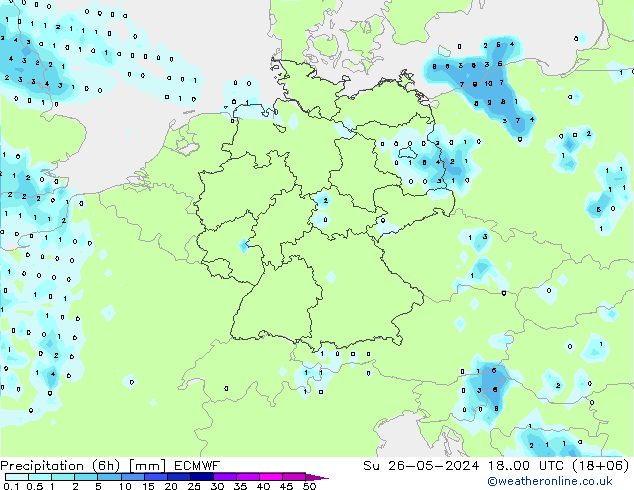 Z500/Rain (+SLP)/Z850 ECMWF Su 26.05.2024 00 UTC