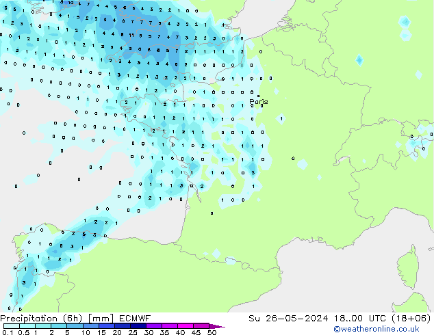 Z500/Rain (+SLP)/Z850 ECMWF Ne 26.05.2024 00 UTC