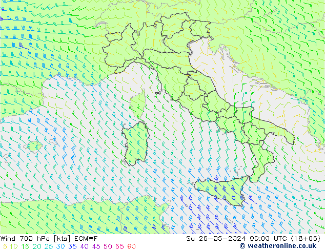  700 hPa ECMWF  26.05.2024 00 UTC