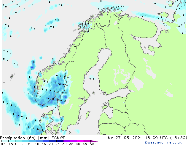 Z500/Rain (+SLP)/Z850 ECMWF  27.05.2024 00 UTC