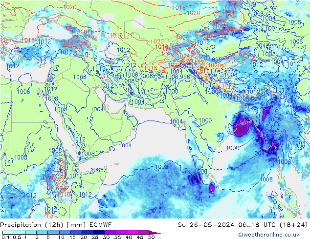  (12h) ECMWF  26.05.2024 18 UTC