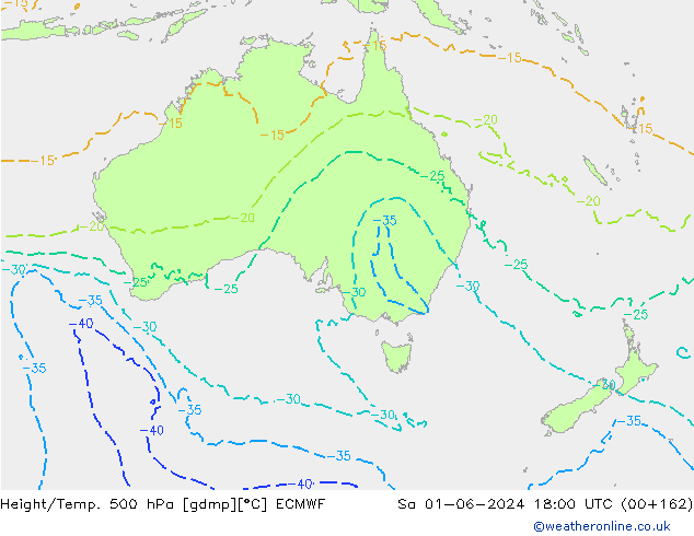 Z500/Rain (+SLP)/Z850 ECMWF сб 01.06.2024 18 UTC