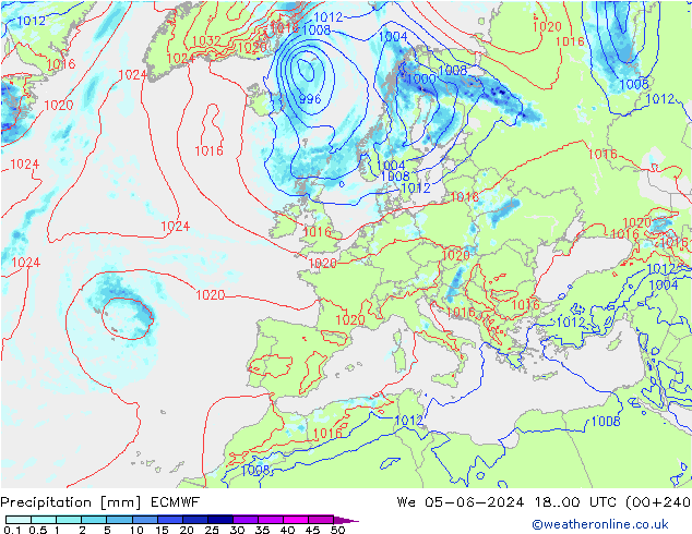 opad ECMWF śro. 05.06.2024 00 UTC