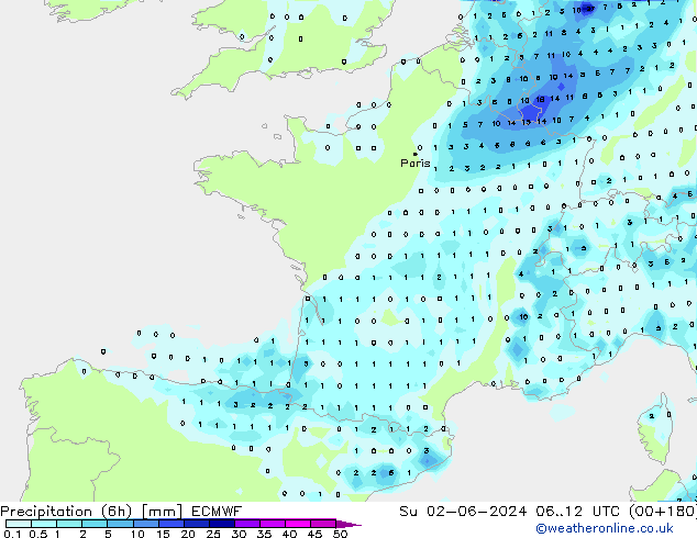  (6h) ECMWF  02.06.2024 12 UTC