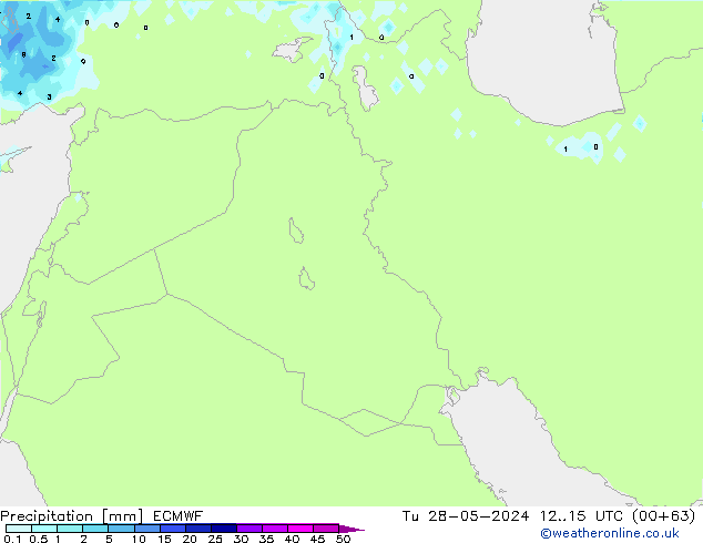 Precipitation ECMWF Tu 28.05.2024 15 UTC