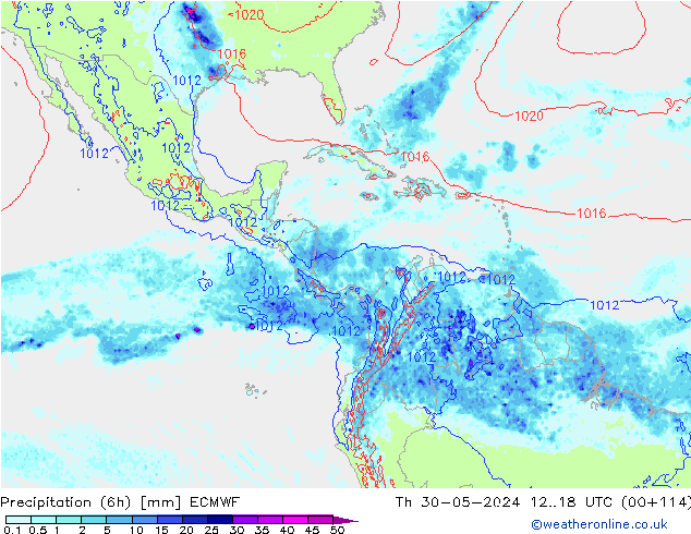 Z500/Regen(+SLP)/Z850 ECMWF do 30.05.2024 18 UTC