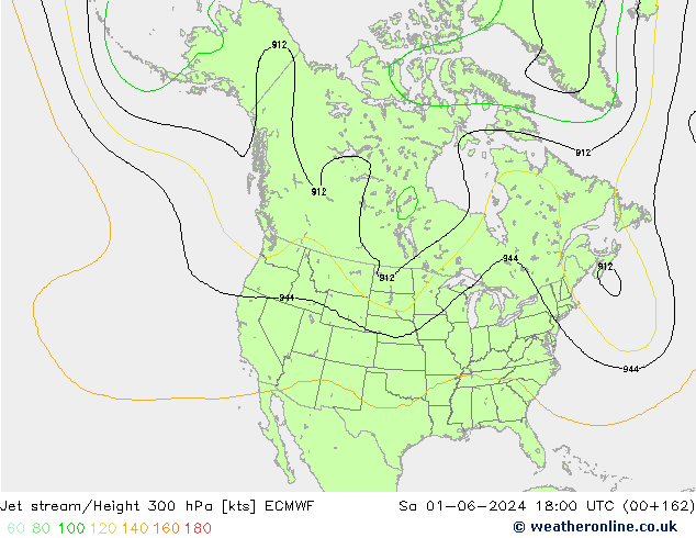 Jet Akımları ECMWF Cts 01.06.2024 18 UTC