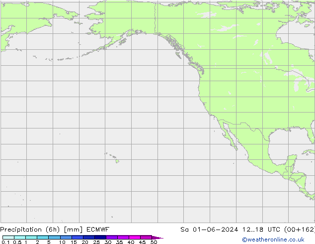 Precipitazione (6h) ECMWF sab 01.06.2024 18 UTC