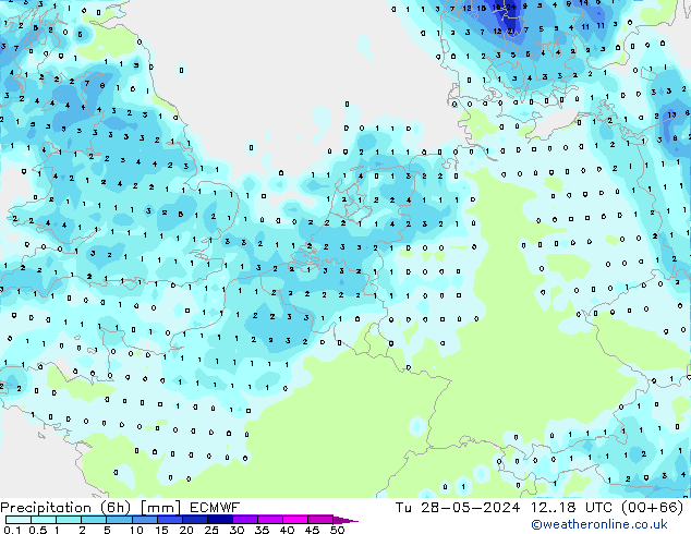 Z500/Rain (+SLP)/Z850 ECMWF mar 28.05.2024 18 UTC