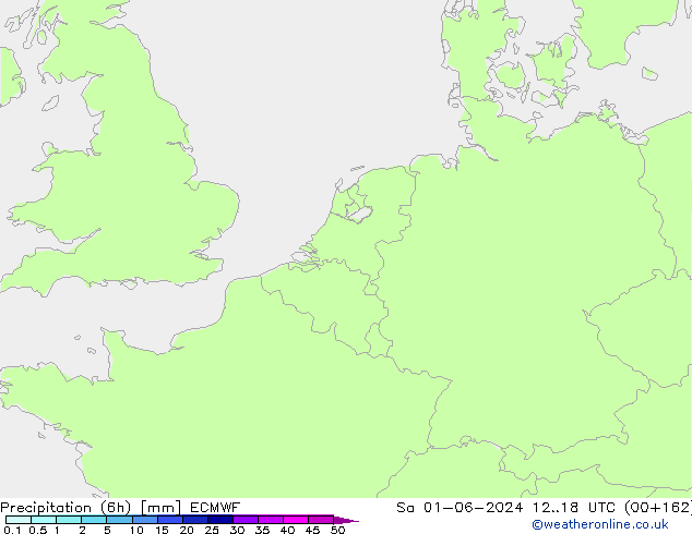 opad (6h) ECMWF so. 01.06.2024 18 UTC