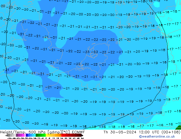 Z500/Regen(+SLP)/Z850 ECMWF do 30.05.2024 12 UTC