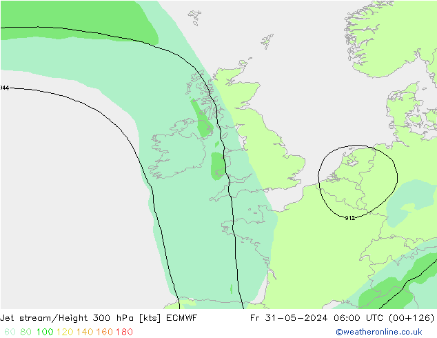 джет ECMWF пт 31.05.2024 06 UTC