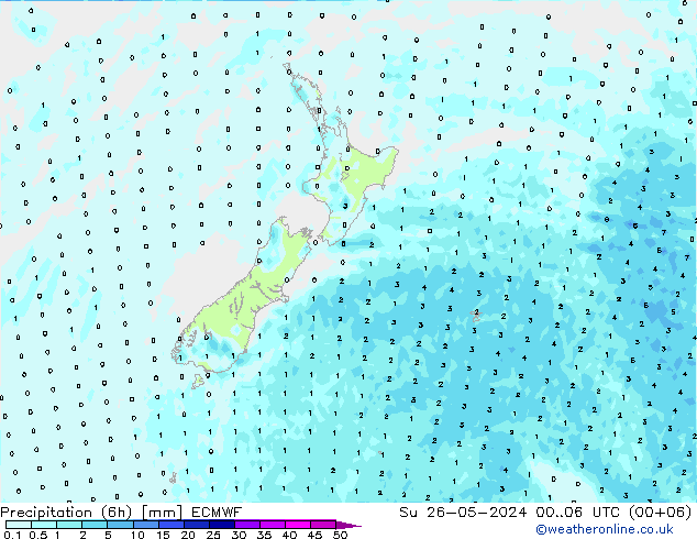 Z500/Rain (+SLP)/Z850 ECMWF Ne 26.05.2024 06 UTC