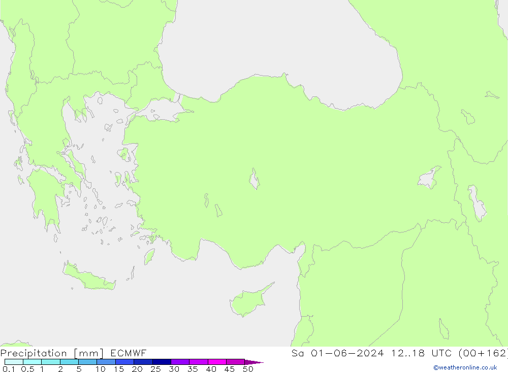 Precipitazione ECMWF sab 01.06.2024 18 UTC