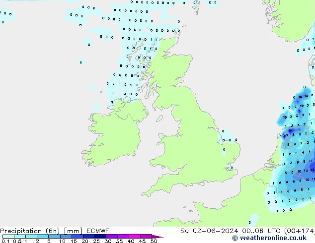 Z500/Rain (+SLP)/Z850 ECMWF Su 02.06.2024 06 UTC