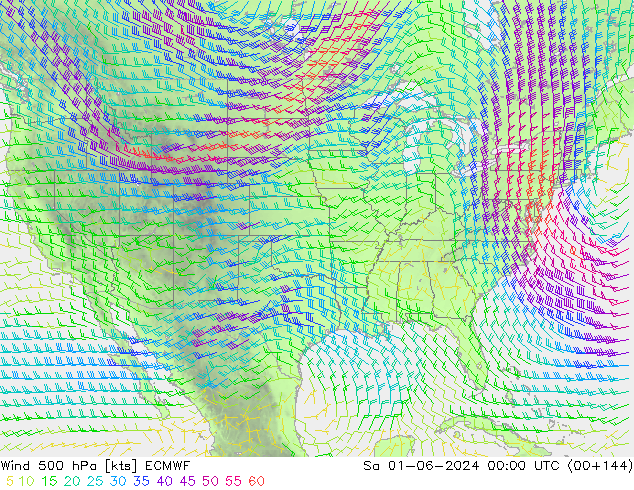  500 hPa ECMWF  01.06.2024 00 UTC