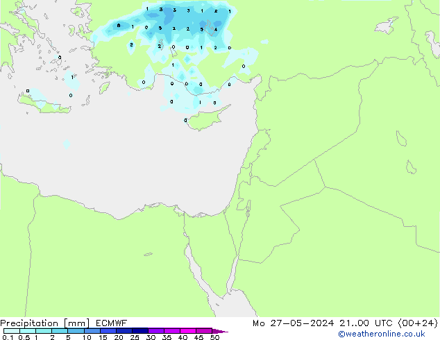 Precipitation ECMWF Mo 27.05.2024 00 UTC