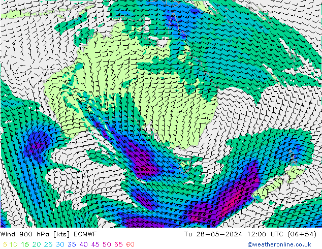  900 hPa ECMWF  28.05.2024 12 UTC