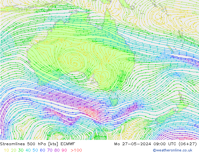  500 hPa ECMWF  27.05.2024 09 UTC