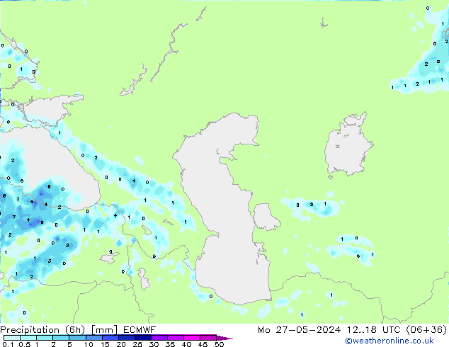 opad (6h) ECMWF pon. 27.05.2024 18 UTC