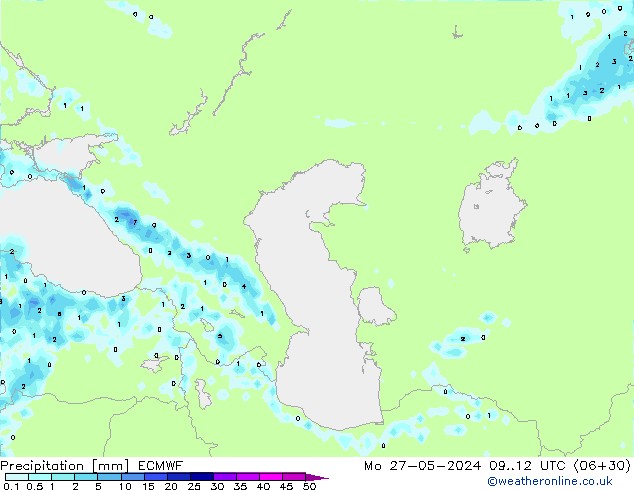 Yağış ECMWF Pzt 27.05.2024 12 UTC